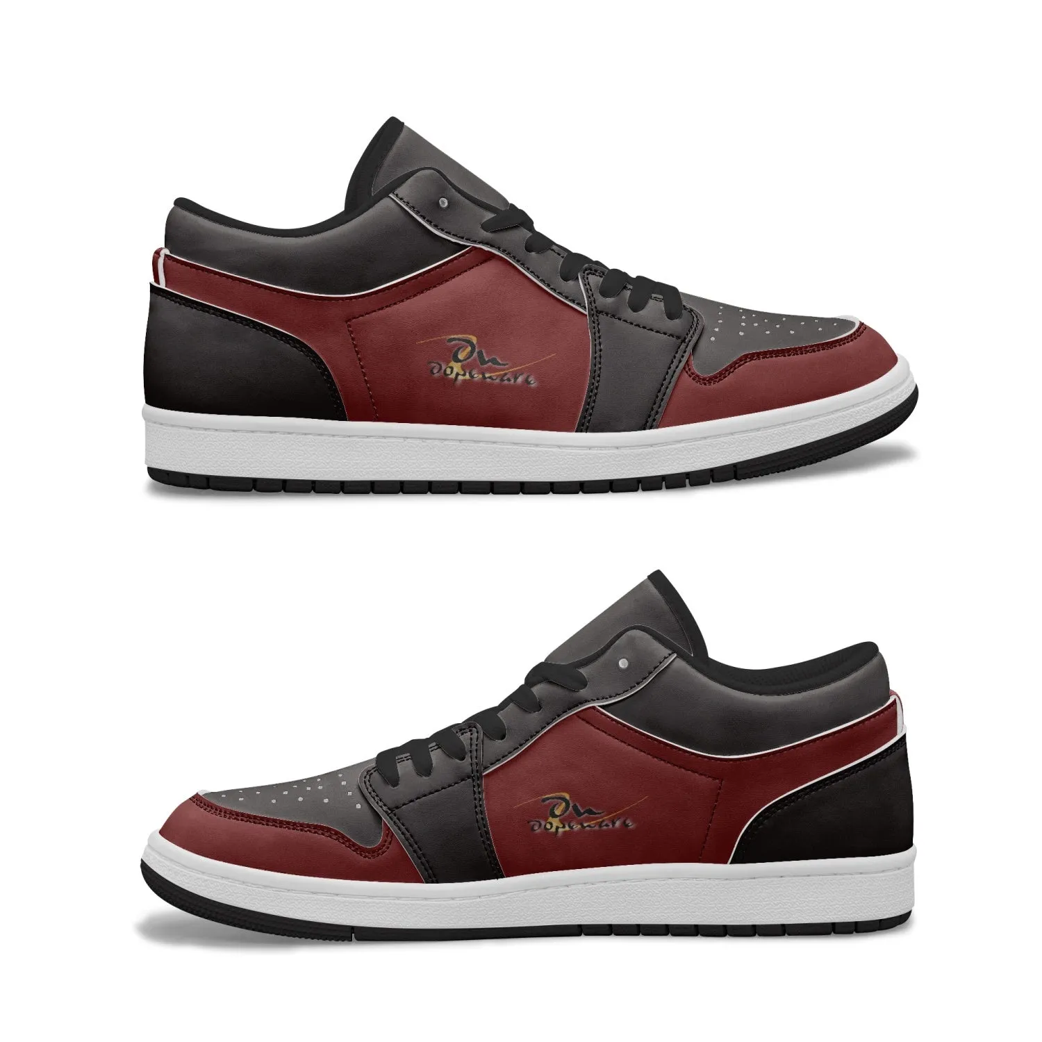 366. Type 2 Low-Top AJ1 Leather Sneakers