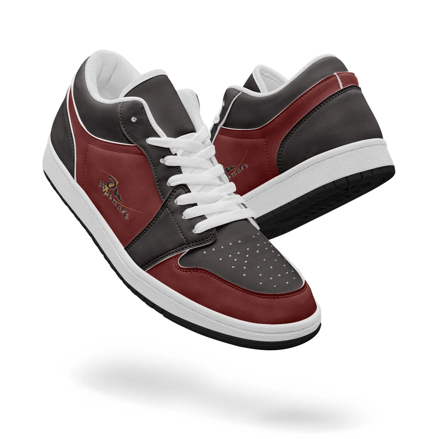 366. Type 2 Low-Top AJ1 Leather Sneakers