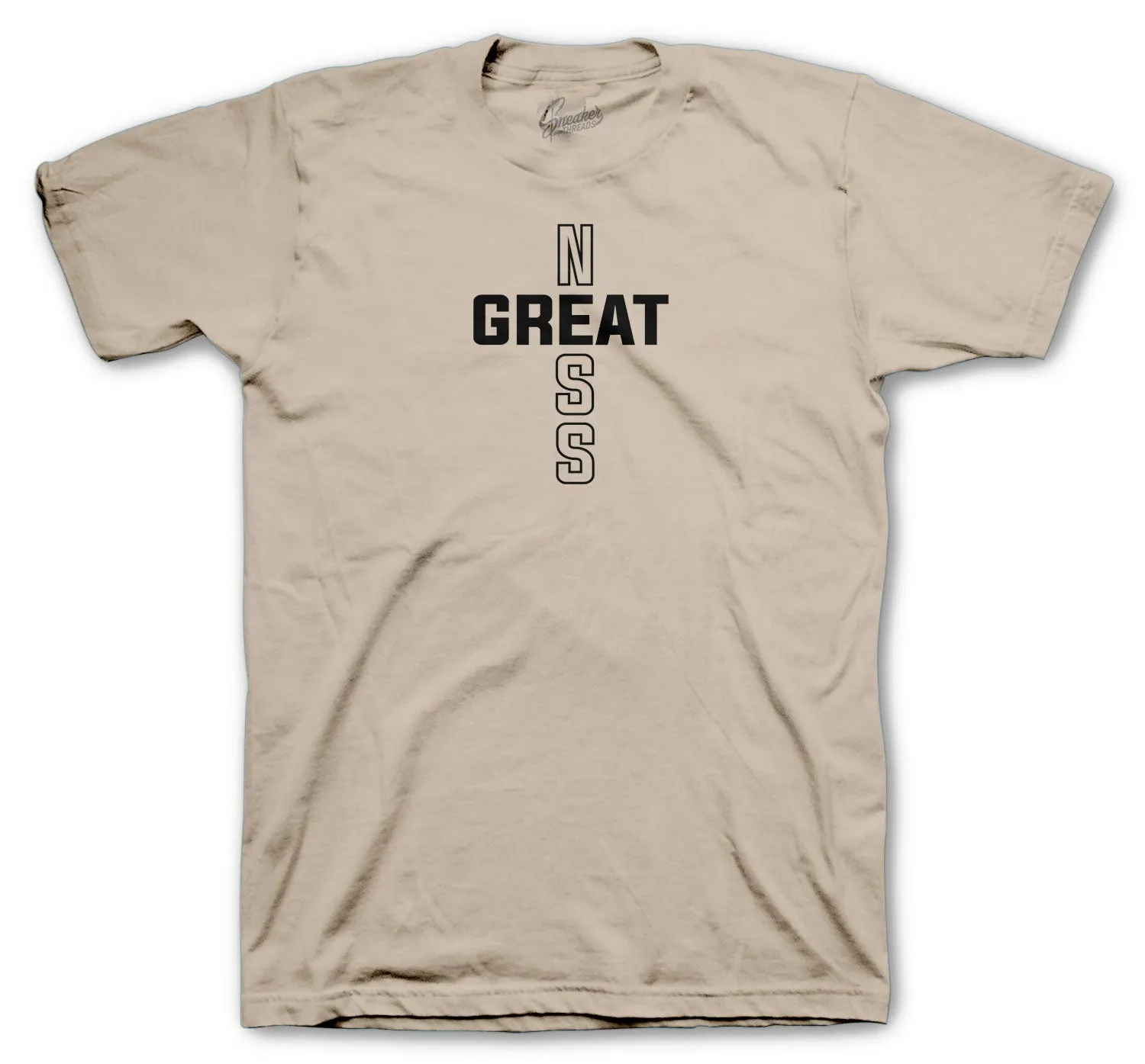 500 Taupe Light Greatness Cross Shirt