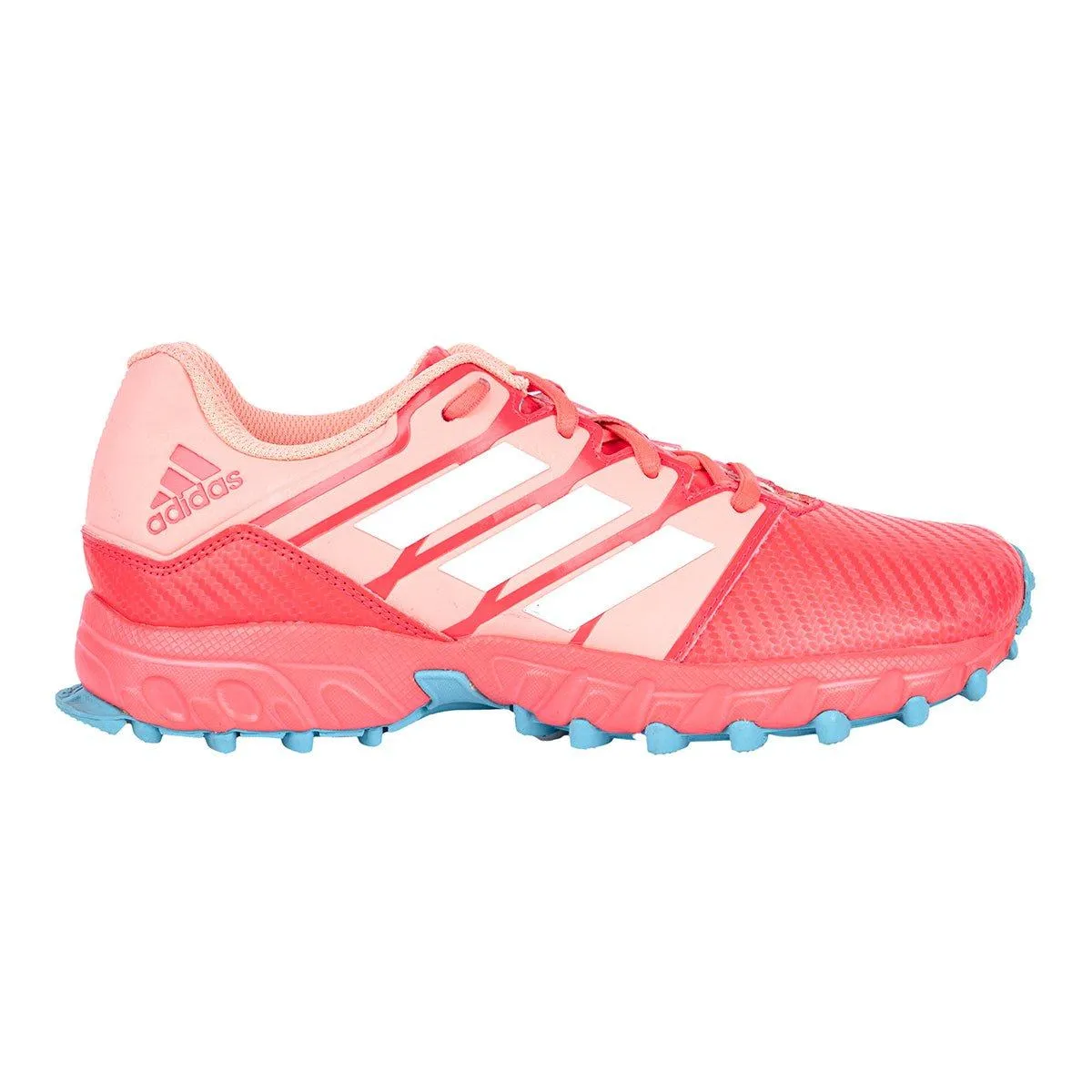 Adidas Adipower Hockey Sport Shoes Coated Fabric Red Colour For Women