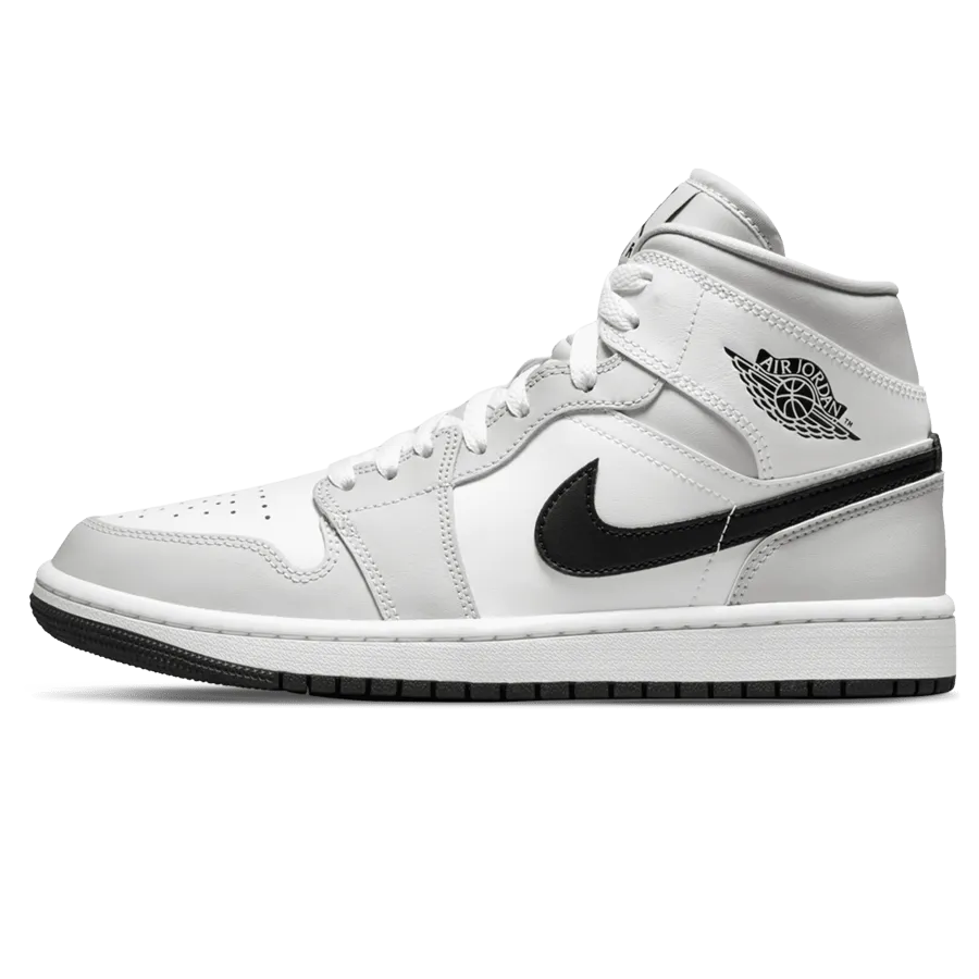 Air Jordan 1 Mid Wmns 'Light Smoke Grey'