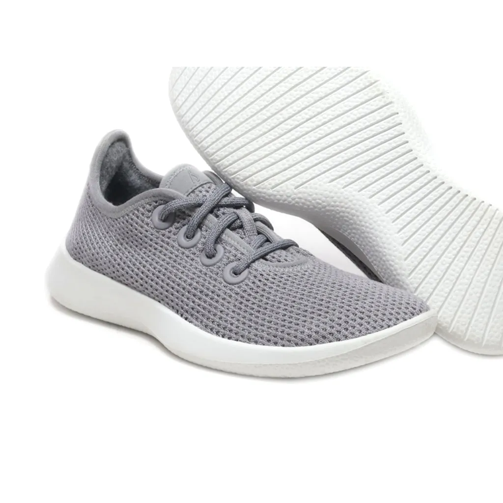 Allbirds Tree Runner Sport Shoes Leather Grey Colour For Women