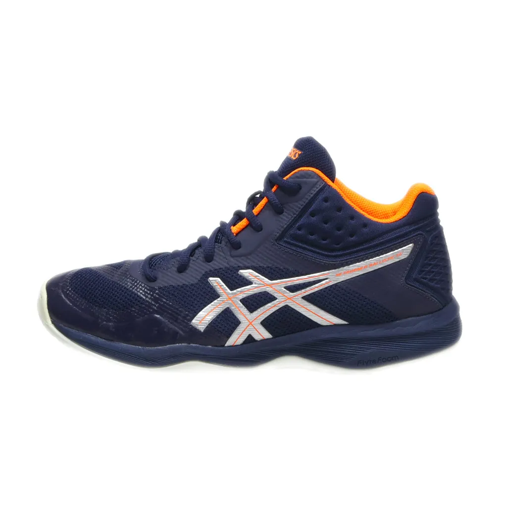 Asics Netburner Ballistic Ff Mt 'Midnight Pure Silver' Sport Shoes Leather Blue Colour For Men