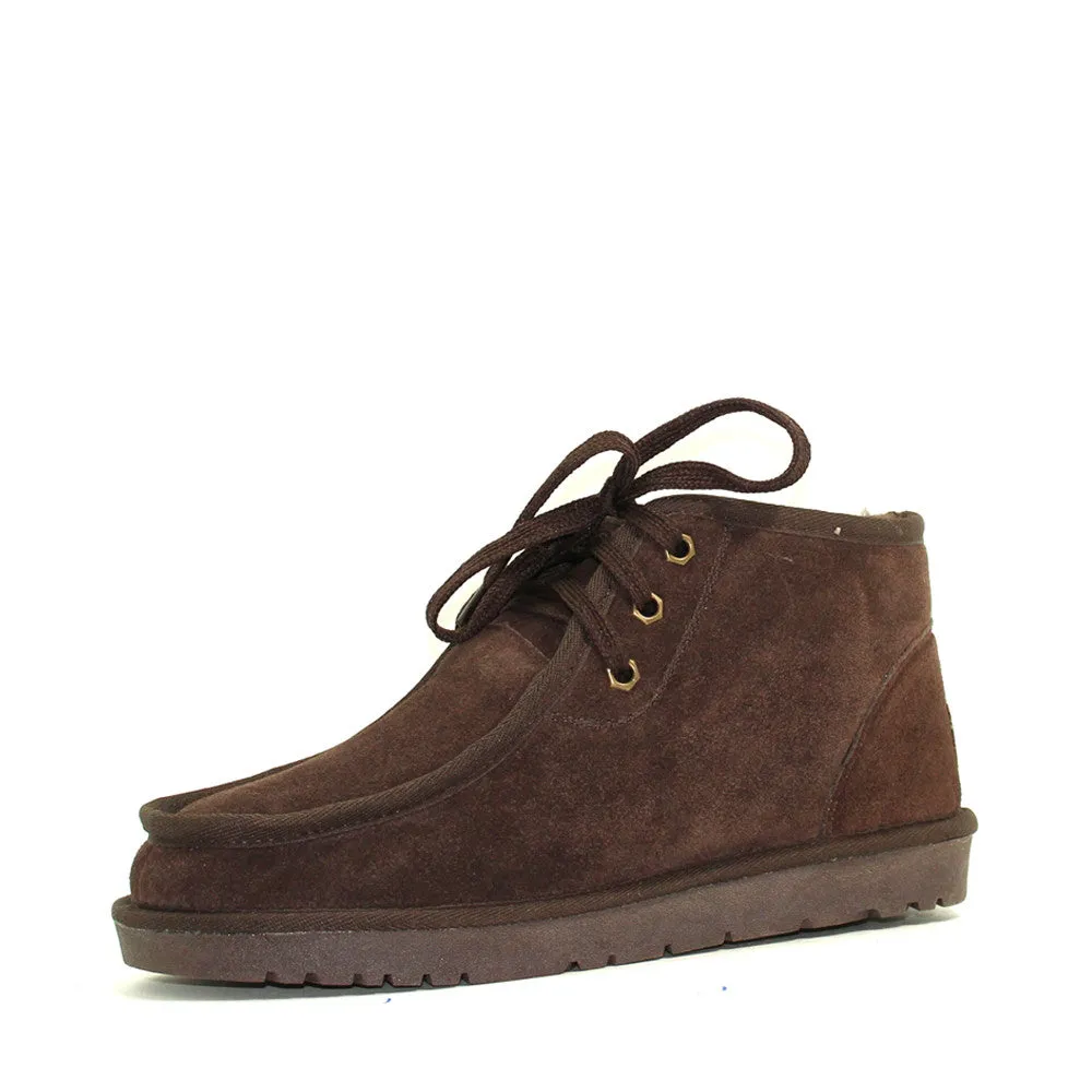 Dabbs Lace Up Man Ugg Boot - Chocolate