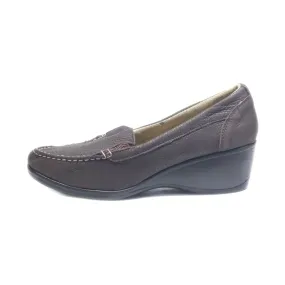 Eastland Wedge Shoes Leather Brown Colour For Women