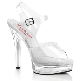 Majesty-508 Clear, 5" Heels