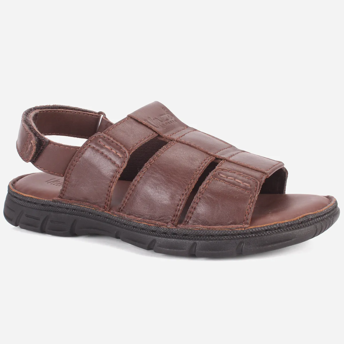 Mens "CLETO" Stylish Leather Summer Sandals