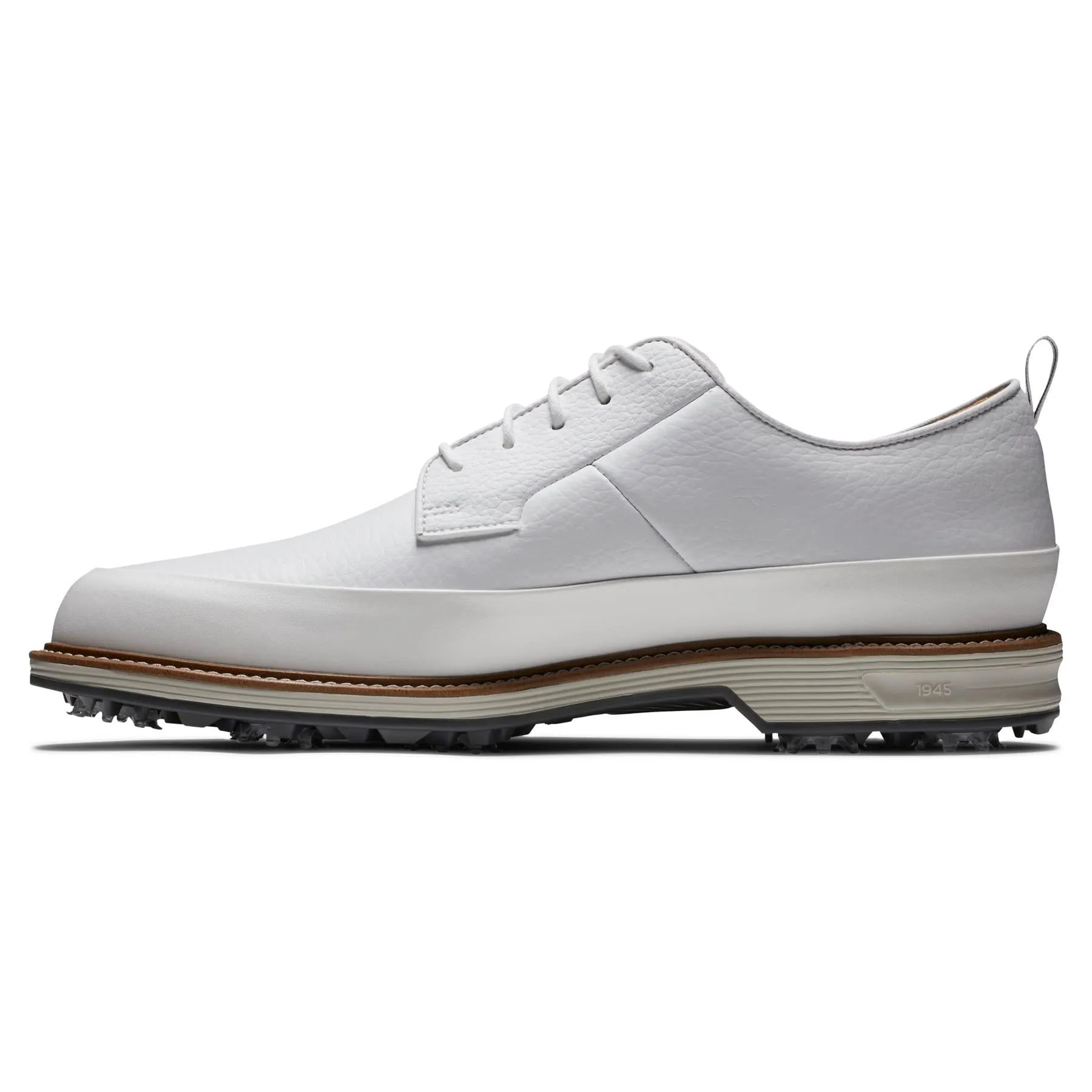 Premiere Series Cleated Laced Golf Shoes White/Grey - 2025