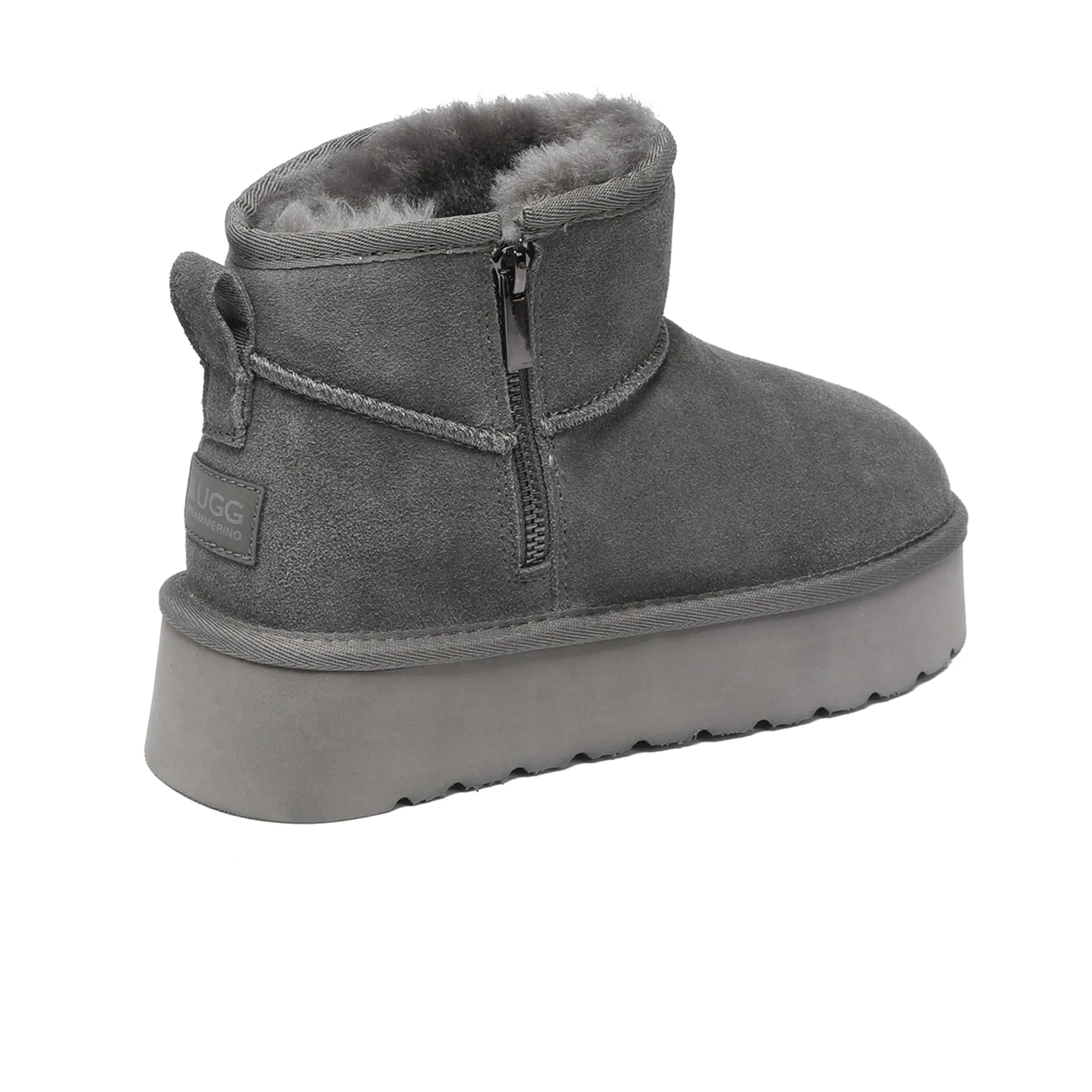 UGG Merino Ultra Mini Zipper Platform Boots