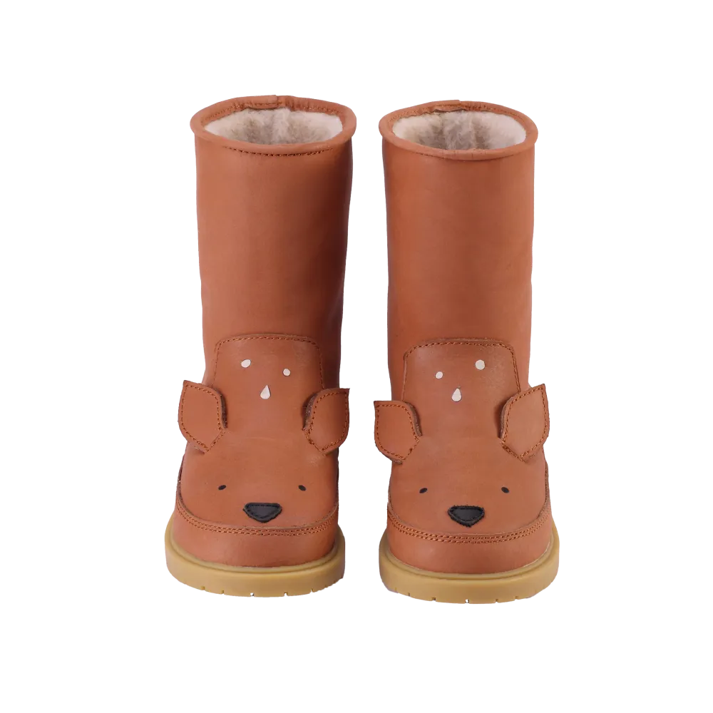 Wadudu Classic Boots | Deer | Walnut Leather