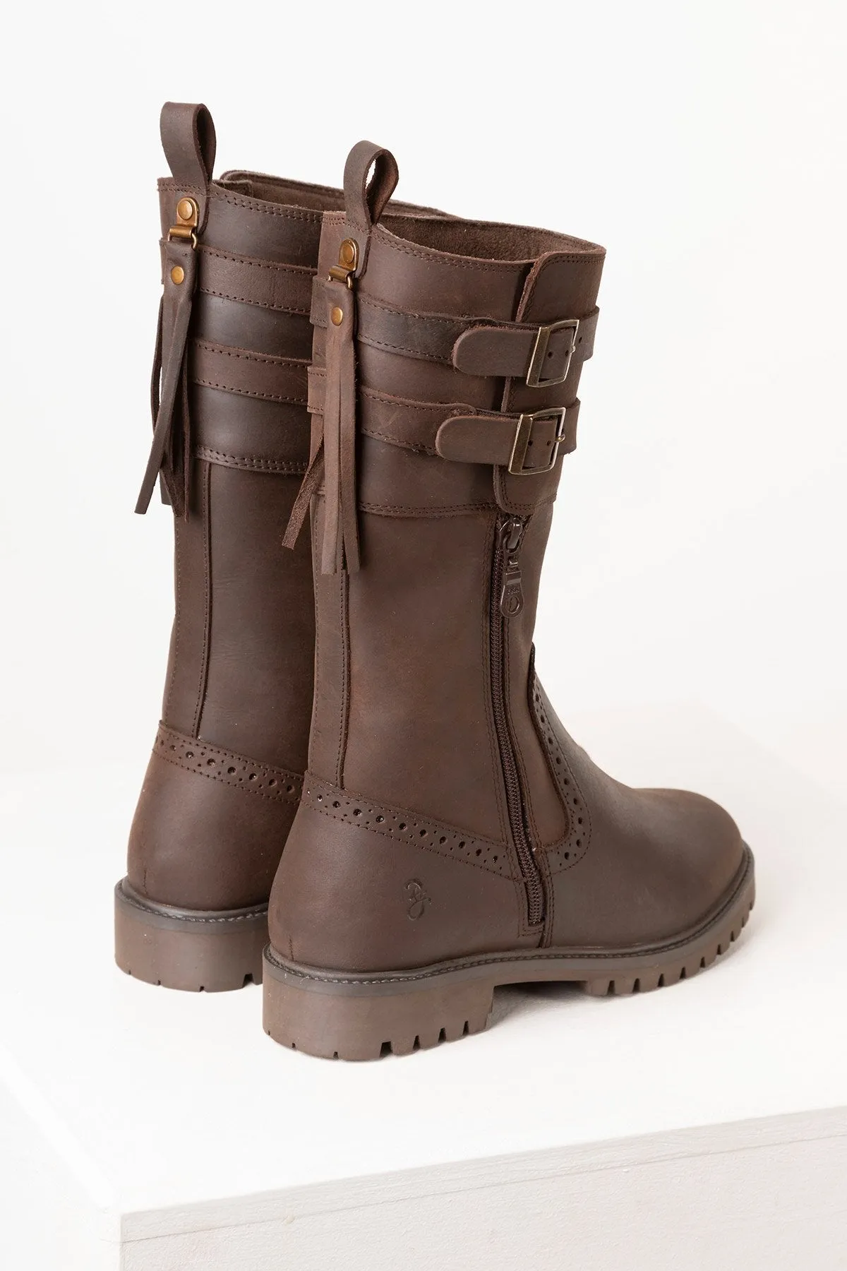 Women's Biker Style Boots - Kilham